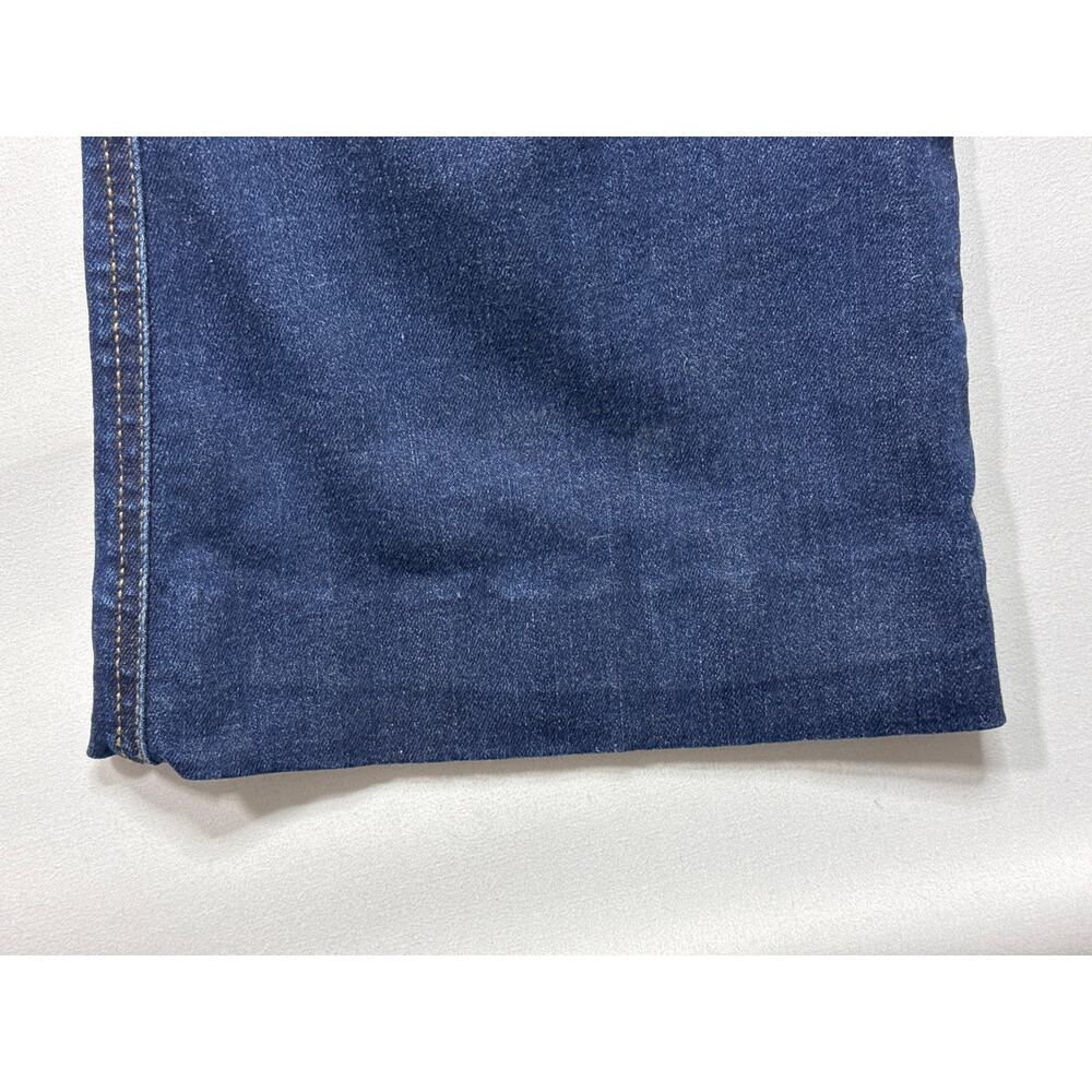Spanx Women's Pull On Flare Stretch Blue Jeans - Size M (30x28.5) HEMMED - Picture 3 of 6